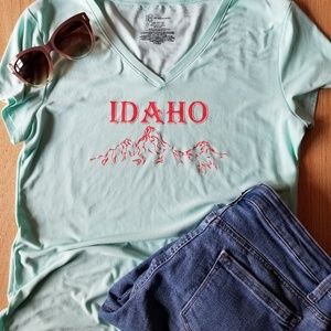 "IDAHO" Tetons T Shirt